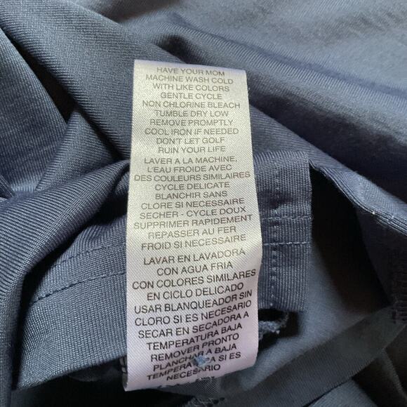 Travis Mathew Men’s Polo. Pima Cotton. Blue. Has embroidery on sleeve. Size XXL - Picture 8 of 8